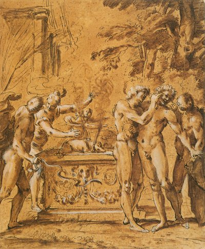 Studio per Lupercalia da Annibale Carracci